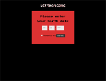 Tablet Screenshot of let-them.com